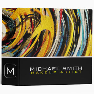Modern Swirl Abstract Elegant Professional #52 Binder