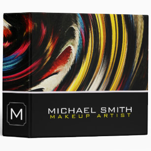 Modern Swirl Abstract Elegant Professional #54 Binder