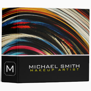 Modern Swirl Abstract Elegant Professional #55 Binder