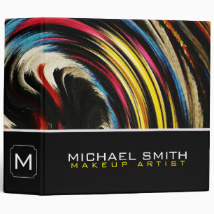 Modern Swirl Abstract Elegant Professional #56 Binder