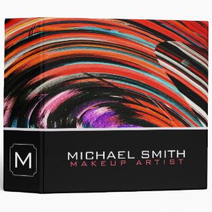 Modern Swirl Abstract Elegant Professional #58 Binder
