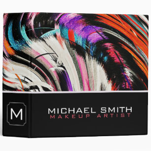 Modern Swirl Abstract Elegant Professional #59 Binder