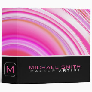 Modern Swirl Abstract Elegant Professional #5 Binder