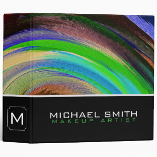 Modern Swirl Abstract Elegant Professional #61 Binder