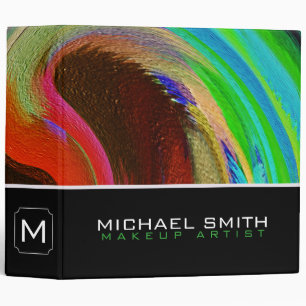 Modern Swirl Abstract Elegant Professional #62 Binder