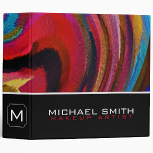 Modern Swirl Abstract Elegant Professional #63 Binder