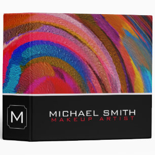 Modern Swirl Abstract Elegant Professional #65 Binder