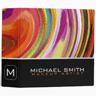 Modern Swirl Abstract Elegant Professional #66 Binder