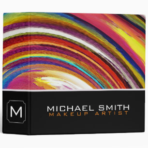 Modern Swirl Abstract Elegant Professional #67 Binder