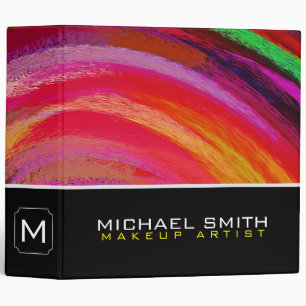 Modern Swirl Abstract Elegant Professional #70 Binder