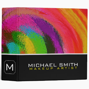 Modern Swirl Abstract Elegant Professional #71 Binder
