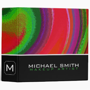 Modern Swirl Abstract Elegant Professional #72 Binder