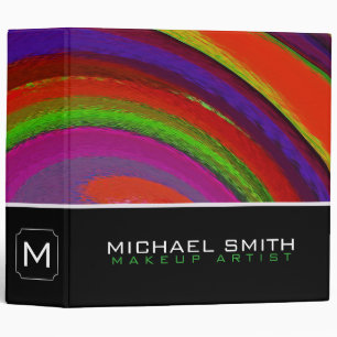 Modern Swirl Abstract Elegant Professional #73 Binder