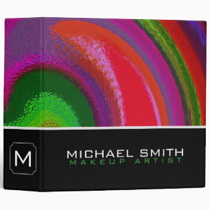 Modern Swirl Abstract Elegant Professional #74 Binder