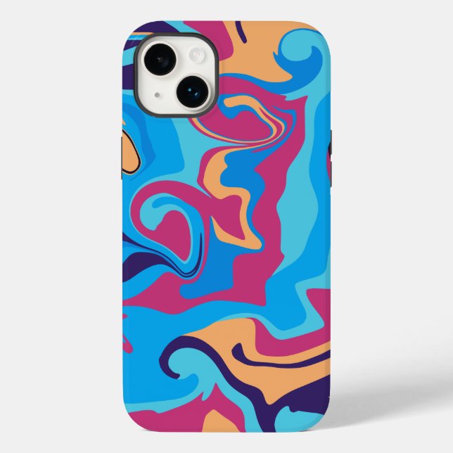 Modern Swirl Case-Mate iPhone Case (Back)
