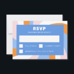 Modern Swirl Star of David Custom Bar Bat Mitzvah RSVP Card<br><div class="desc">Perfect RSVP card for a bat mitzvah, bar mitzvah or other Jewish celebration! Hand made art for you. FULLY CUSTOMIZABLE! Click on “Personalize” above to edit the text. Click "edit using design tool" to adjust the fonts, colours and placements and to delete the back side design if you prefer. Also...</div>