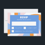 Modern Swirl Star of David Custom Bar Bat Mitzvah RSVP Card<br><div class="desc">Perfect RSVP card for a bat mitzvah, bar mitzvah or other Jewish celebration! Hand made art for you. FULLY CUSTOMIZABLE! Click on “Personalize” above to edit the text. Click "edit using design tool" to adjust the fonts, colours and placements and to delete the back side design if you prefer. Also...</div>