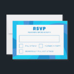 Modern Swirl Star of David Custom Bar Bat Mitzvah RSVP Card<br><div class="desc">Perfect RSVP card for a bat mitzvah, bar mitzvah or other Jewish celebration! Hand made art for you. FULLY CUSTOMIZABLE! Click on “Personalize” above to edit the text. Click "edit using design tool" to adjust the fonts, colours and placements and to delete the back side design if you prefer. Also...</div>