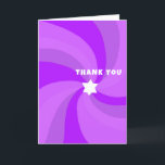 Modern Swirl Star of David Custom Bar Bat Mitzvah Thank You Card<br><div class="desc">Perfect thank you card to send after a bat mitzvah, bar mitzvah or other Jewish celebration! Hand made art for you. FULLY CUSTOMIZABLE! Click on “Personalize” above to edit the text. Click "edit using design tool" to adjust the fonts, colours and placements and to add an inside design if you...</div>