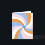 Modern Swirl Star of David Custom Bar Bat Mitzvah Thank You Card<br><div class="desc">Perfect thank you card to send after a bat mitzvah, bar mitzvah or other Jewish celebration! Hand made art for you. FULLY CUSTOMIZABLE! Click on “Personalize” above to edit the text. Click "edit using design tool" to adjust the fonts, colours and placements and to delete the inside design if you...</div>