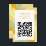 Modern Swirl Star of David QR Code Bar Bat Mitzvah Enclosure Card<br><div class="desc">Perfect enclosure or RSVP card for a bat mitzvah, bar mitzvah or other Jewish celebration! Hand made art for you. FULLY CUSTOMIZABLE! Click on “Personalize” above to edit the text and add your link to the QR code. Click "edit using design tool" to adjust the fonts, colours and placements and...</div>