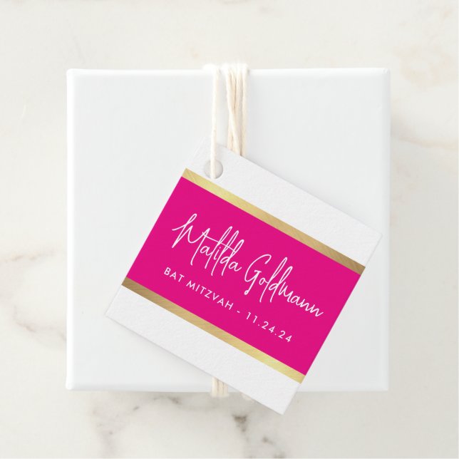 MODERN TAG ultra trendy modern pink gold (In Situ)
