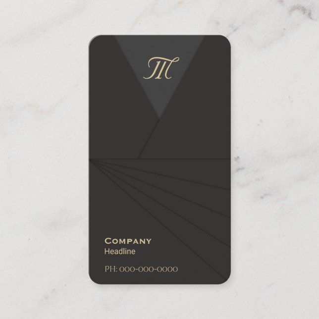 Modern Tailor Business Card (Front)