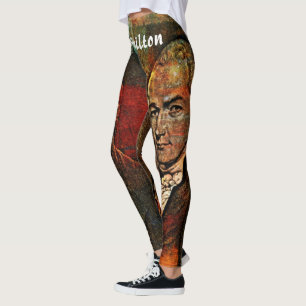 Modern Take on Young Alexander Hamilton Leggings