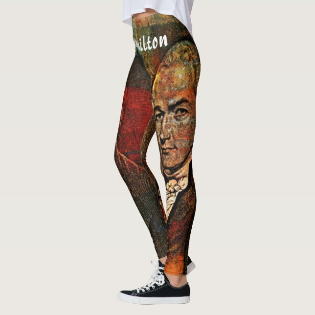 Modern Take on Young Alexander Hamilton Leggings (Left)