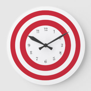 Modern Target Design Wall Clocks