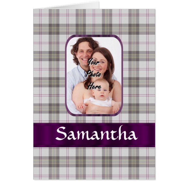 Modern Tartan photo background (Front)