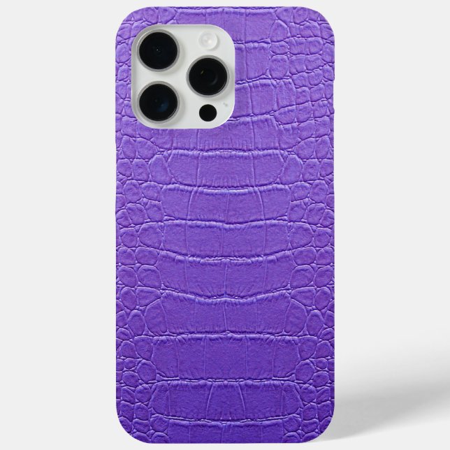  Modern Taupe Croc Leather Texture Case-Mate iPhone Case (Back)