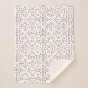 Modern Taupe Fuzzy Blanket