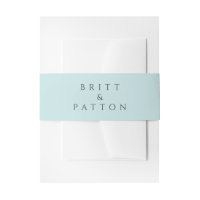 Modern Teal Minimalist Wedding