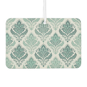 Modern Teal Nordic Damask Air Freshener