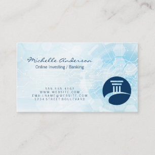 Modern Tech   Investment Finance Banking Business Card