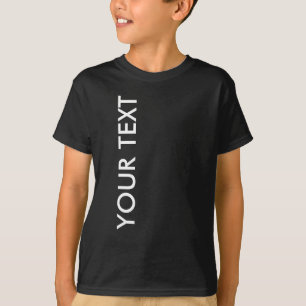 Modern Template Boys Kids Best Cool Big Large Font T-Shirt