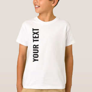Modern Template Boys Kids Best Cool Big Large Font T-Shirt