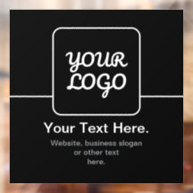 Modern Template for Your Logo | Black & White