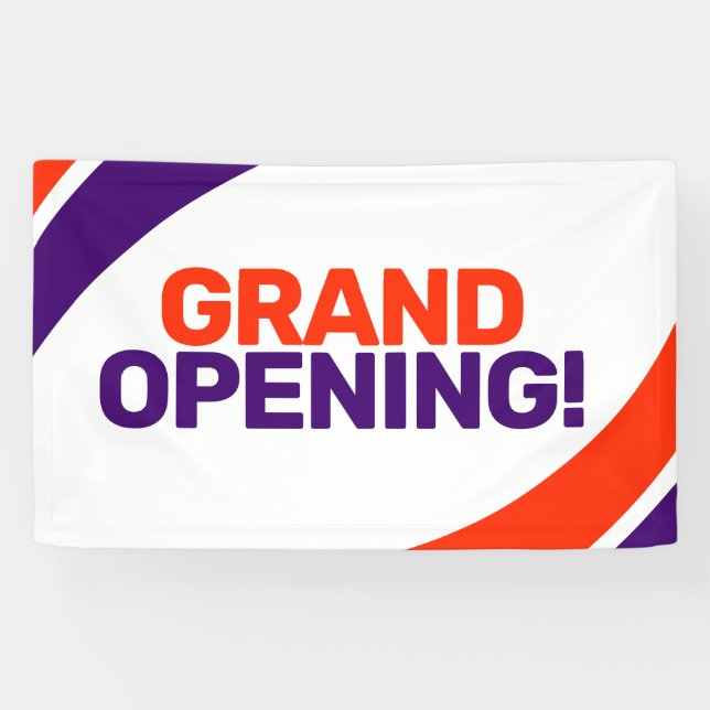  modern template grand opening business banner (Horizontal)