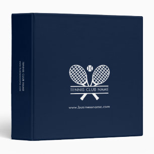 Modern Tennis Country Club Members Information Binder