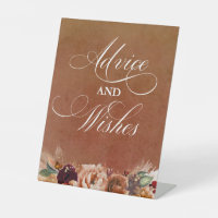 Modern Terracotta Boho Wedding Advice and Wishes