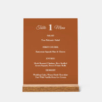 Modern Terracotta Brunt Orange Fall Wedding