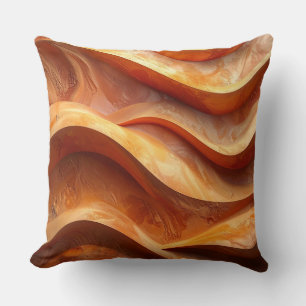 Modern Terracotta Sculptural Sandstone Pillow