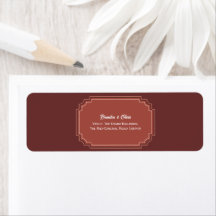Modern Terracotta Warmth Elegant Border