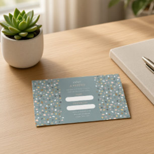Modern Terrazzo Hair Stylist Referral Card