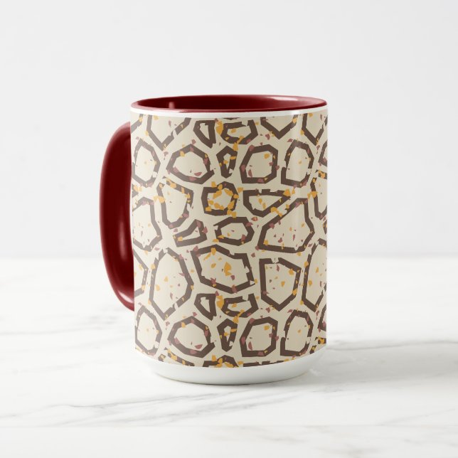 Modern Terrazzo Pattern Mug (Front Left)