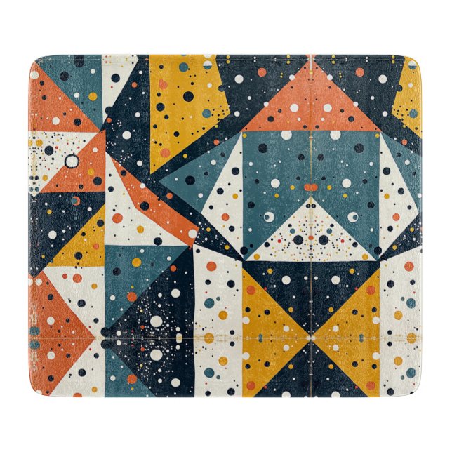 Modern Terrazzo Print Cutting Board (Front)