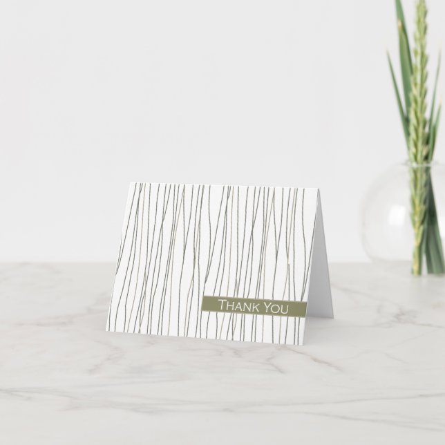 Modern  |  Thank You Card (Front)