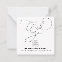 Modern Thank You For Shopping Small Branding